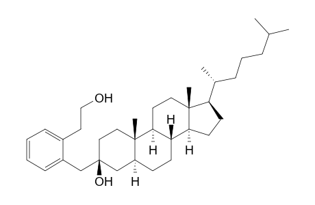 3.alpha.-[2-(2-Hydroxyethyl)phenylmethyl]-5.alpha.-cholestan-3.beta.-ol