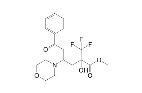 Methyl 2-hydroxy-6-oxo-6-phenyl-4-morpholin-4-yl-2-(trifluoromethyl)hex-4-enoate