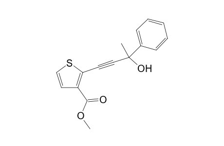 Methyl 2-(3-hydroxy-3-phenylbut-1-yn-1-yl)thiophene-3-carboxylate