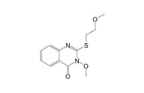3-methoxy-2-[(2-methoxyethyl)sulfanyl]-4(3H)-quinazolinone