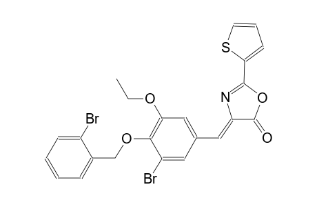 (4Z)-4-{3-bromo-4-[(2-bromobenzyl)oxy]-5-ethoxybenzylidene}-2-(2-thienyl)-1,3-oxazol-5(4H)-one
