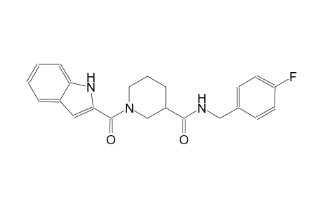 3-piperidinecarboxamide, N-[(4-fluorophenyl)methyl]-1-(1H-indol-2-ylcarbonyl)-