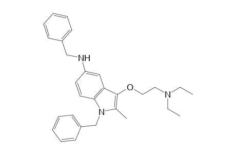 Benzyl {1-benzyl-3-[2-(diethylamino)ethoxy]-2-methyl-1H-indol-5-yl}amine