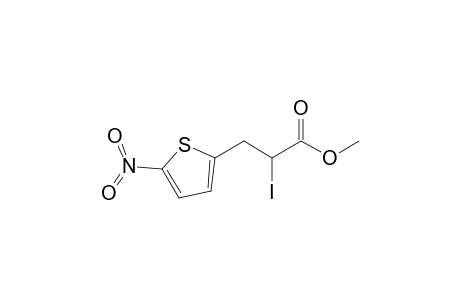 2-iodo-3-(5-nitro-2-thienyl)propionic acid methyl ester