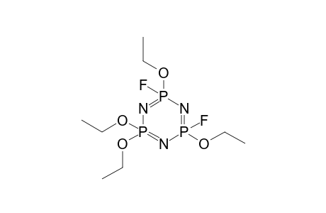 2,2,4,6-tetraethoxy-4,6-difluoro-1,3,5-triaza-2.lambda.5,4.lambda.5,6.lambda.5-triphosphacyclohexa-1,3,5-triene