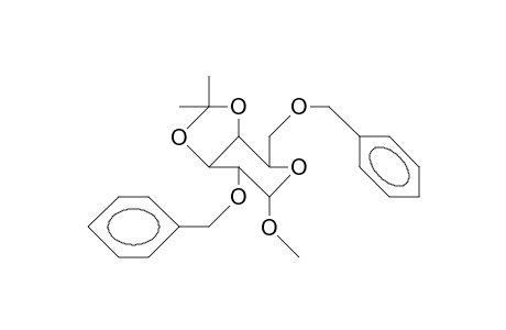 Methyl 2,6-di-O-benzyl-3,4-O-isopropylidene.alpha.-D-galactopyranoside