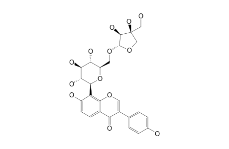 DAIDZEIN-8-C-APIOSYL-(1->6)-GLUCOSIDE