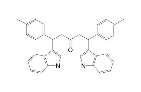 1,5-Di(1H-indol-3-yl)-1,5-di-p-tolylpentan-3-one