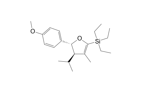 (-)-(4R,5R)-TRIETHYL-[4-ISOPROPYL-3-METHYL-5-(4-METHOXYPHENYL)-4,5-DIHYDRO-FURAN-2-YL]-SILANE