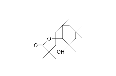 5-Hydroxy-1,3,3,4',4',5-hexamethyl-bicyclo(4.2.1)nonane-7-spiro-2'-(tetrahydro-furan)-5'-one