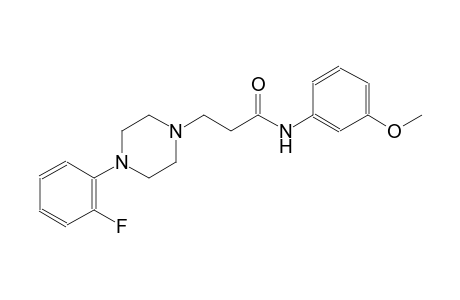 1-piperazinepropanamide, 4-(2-fluorophenyl)-N-(3-methoxyphenyl)-