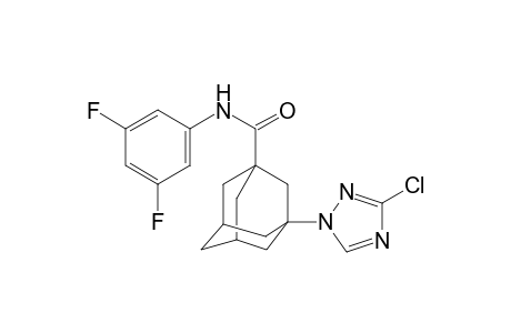 3-(3-Chloro-[1,2,4]triazol-1-yl)-adamantane-1-carboxylic acid (3,5-difluoro-phenyl)-amide
