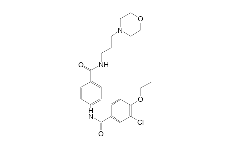 3-chloro-4-ethoxy-N-[4-({[3-(4-morpholinyl)propyl]amino}carbonyl)phenyl]benzamide
