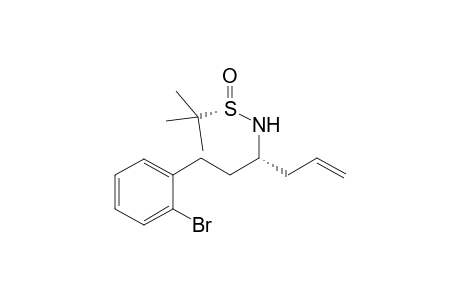 (3S,SS)-1-(2-Bromophenyl)-N-(tert-butylsulfinyl)hex-5-en-3-amine