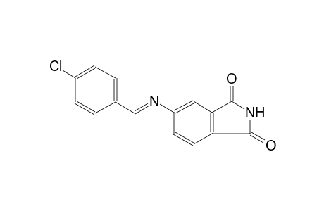5-{[(E)-(4-chlorophenyl)methylidene]amino}-1H-isoindole-1,3(2H)-dione