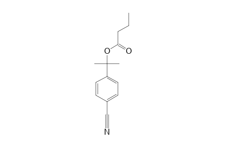 BUTANOIC-ACID-1-(4-CYANOPHENYL)-1-METHYLETHYLESTER