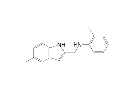 N-(5-methyl-1H-indol-2-ylmethyl)-2-iodoaniline