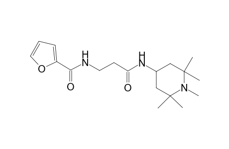 Furan-2-carboxylic acid, [2-(1,2,2,6,6-pentamethylpiperidin-4-ylcarbamoyl)ethyl]amide