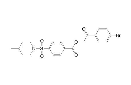 2-(4-Bromophenyl)-2-oxoethyl 4-[(4-methyl-1-piperidinyl)sulfonyl]benzoate
