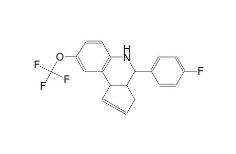 3H-cyclopenta[c]quinoline, 4-(4-fluorophenyl)-3a,4,5,9b-tetrahydro-8-(trifluoromethoxy)-