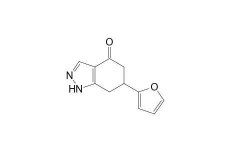 4H-Indazol-4-one, 6-(2-furanyl)-1,5,6,7-tetrahydro-