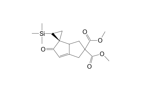 (1R*,2S*5'S)-7',7'-Bis(methoxycarbonyl)-2-trimethylsilyl-3'-oxospiro[cyclopropane-1,4'-bicyclo[3.3,0]oct-1'-ene]