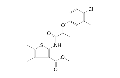 3-thiophenecarboxylic acid, 2-[[2-(4-chloro-3-methylphenoxy)-1-oxopropyl]amino]-4,5-dimethyl-, methyl ester