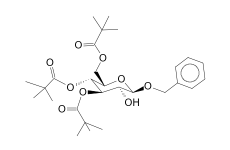 Benzyl-3,4,6-tri-O-pivaloyl-b-d-glucopyranoside