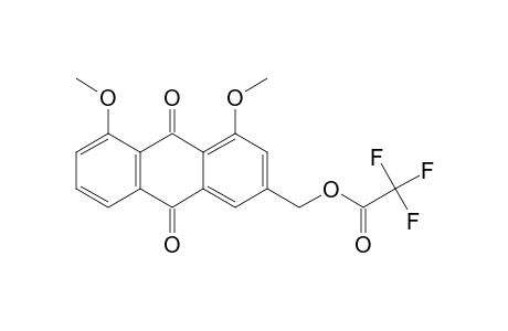 Acetic acid, trifluoro-, (9,10-dihydro-4,5-dimethoxy-9,10-dioxo-2-anthracenyl)methyl ester