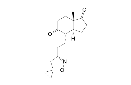 6-[(3aS)-(3a.alpha.,4.alpha.,7a.beta.)-1,5-Dioxo-7a-methyloctahydro-1H-inden-4-yl]ethyl]-4-oxa-5-azaspiro[2,4]hept-5-ene