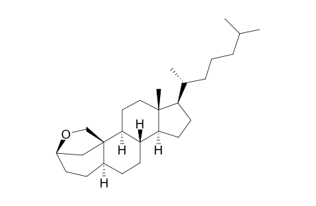 2b,19-Epoxy-5a-cholestane