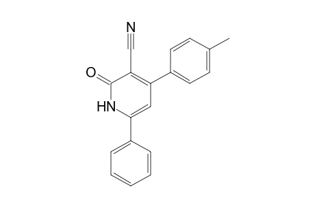 3-Pyridinecarbonitrile, 1,2-dihydro-4-(4-methylphenyl)-2-oxo-6-phenyl-