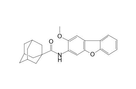 Adamantane-1-carboxamide, N-(2-methoxydibenzofuran-3-yl)-