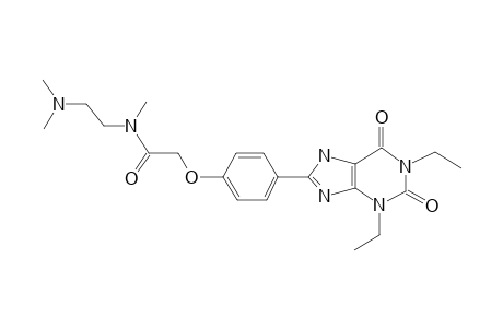 Xanthine, 1,3-diethyl-8-[4-[[[[diethylamino]ethylmethylamino]carbonyl]methoxyphenyl]-