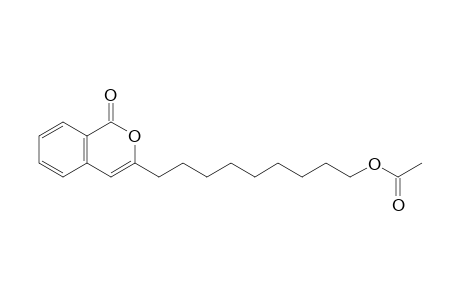 (9-(1-Oxo-1H-isochromen-3-yl)-nonyl) acetate