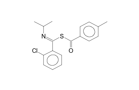 N-ISOPROPYLIMIDO(2-CHLORO)BENZOYL THIO(4-METHYL)BENZOATE