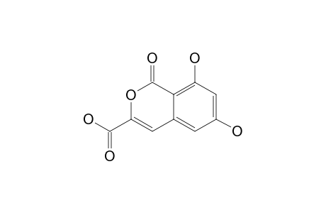 6,8-DIHYDROXY-ISOCOUMARIN-3-CARBOXYLIC-ACID