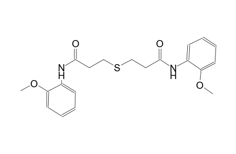 3-{[3-(2-methoxyanilino)-3-oxopropyl]sulfanyl}-N-(2-methoxyphenyl)propanamide