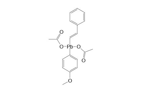 P-METHOXYPHENYL-[(E)-STYRYL]-LEAD-DIACETATE