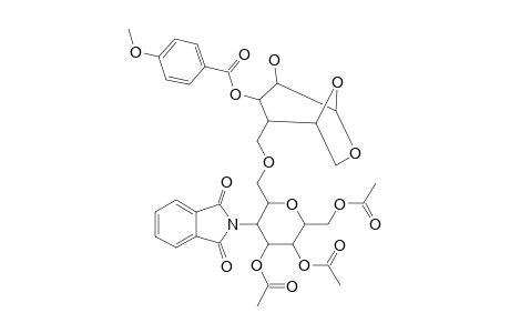 4-O-(3,4,6-TRI-O-ACETYL-2-DEOXY-2-PHTHALIMIDO-BETA-D-GLUCOPYRANOSYL)-1,6-ANHYDRO-3-O-(4-METHOXY-BENZOYL)-BETA-D-MANNOPYRANOSE