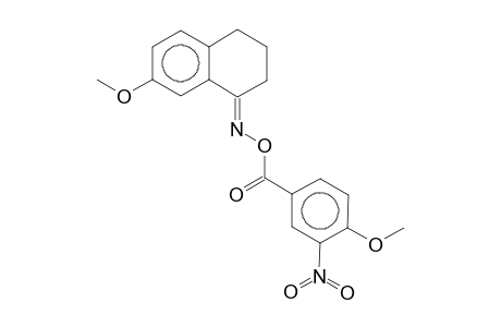 (1E)-7-methoxy-3,4-dihydro-1(2H)-naphthalenone O-(4-methoxy-3-nitrobenzoyl)oxime