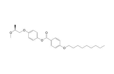 Benzoic acid, 4-(nonyloxy)-, 4-(2-methoxypropoxy)phenyl ester, (S)-
