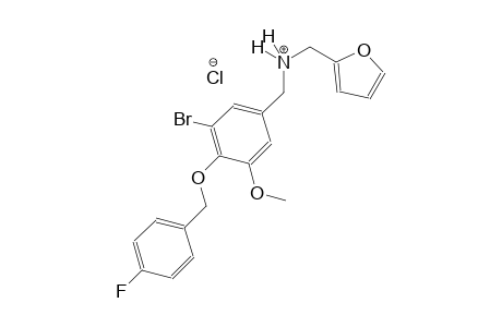 2-furanmethanaminium, N-[[3-bromo-4-[(4-fluorophenyl)methoxy]-5-methoxyphenyl]methyl]-, chloride