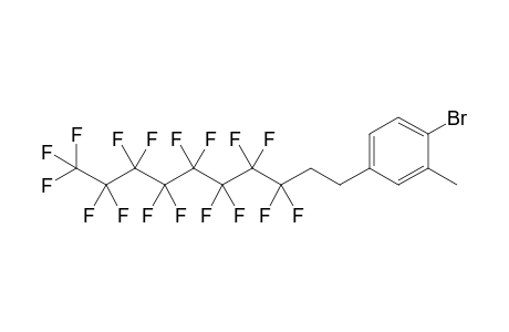 1-Bromanyl-4-[3,3,4,4,5,5,6,6,7,7,8,8,9,9,10,10,10-heptadecakis(fluoranyl)decyl]-2-methyl-benzene