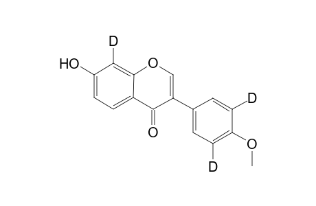[8,3',5'-D3]-Formononetin {7-hydroxy-3-(4-methoxyphenyl-3,5-D2)-4H-1-benzopyran-4-one-8-D}