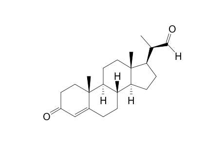 4-Pregnen-3-one-20β-carboxaldehyde