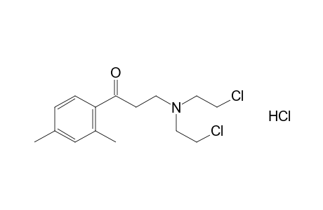 3-[bis(2-chloroethyl)amino]-2',4'-dimethylpropiophenone, hydrochloride