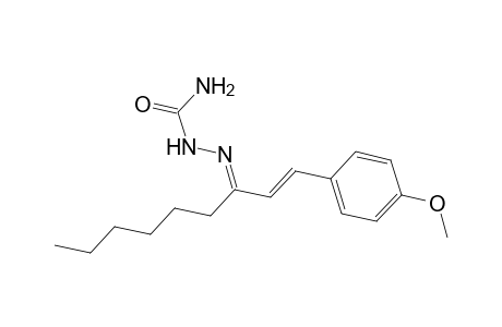 1-Nonen-3-one, 1-(p-methoxyphenyl)-, semicarbazone