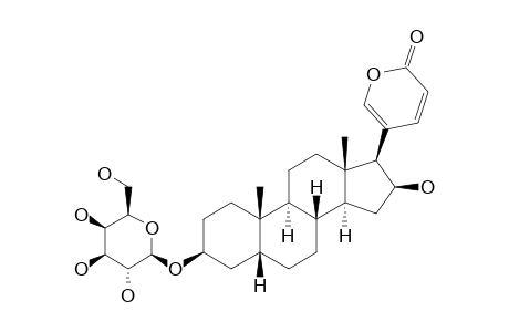 16-BETA-HYDROXY-5-BETA-BUFA-20,22-DIENOLIDE-3-BETA-O-BETA-D-GALACTOPYRANOSIDE