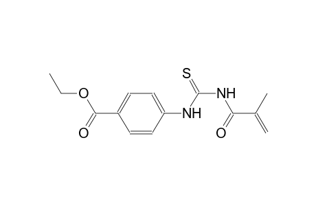 benzoic acid, 4-[[[(2-methyl-1-oxo-2-propenyl)amino]carbonothioyl]amino]-, ethyl ester